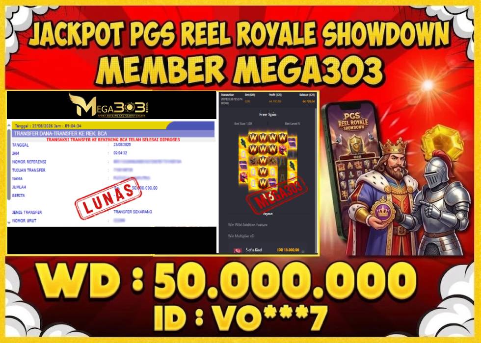 MEGA303 JACKPOT Rp 50.000.000 - LUNAS!!!