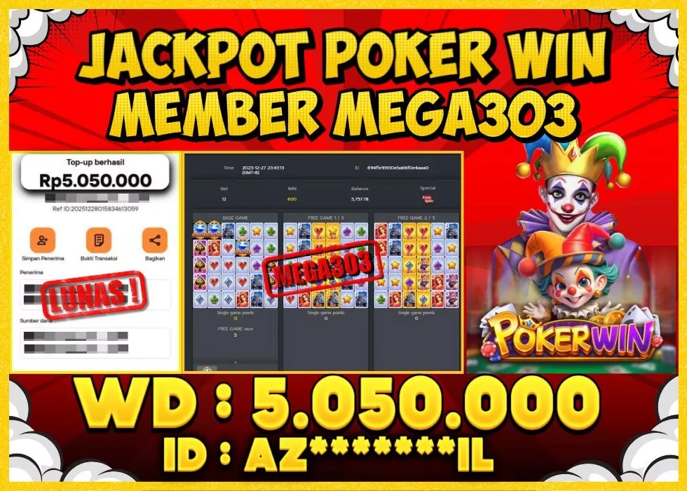 MEGA303 JACKPOT Rp 5.050.000 - LUNAS!!!