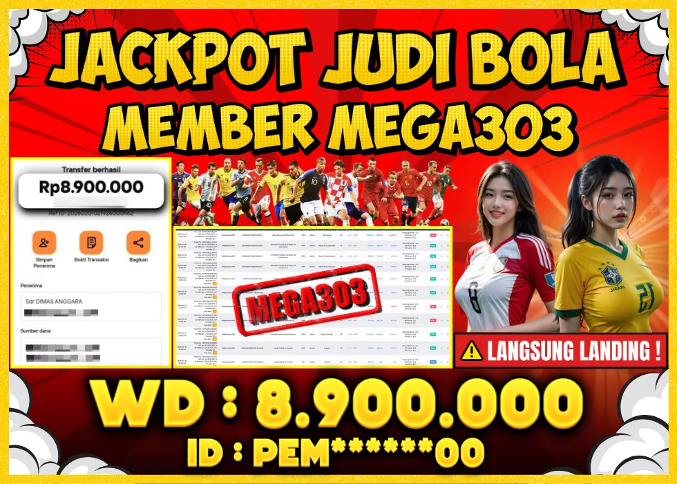 MEGA303 JACKPOT Rp 8.900.000 - LUNAS!!!