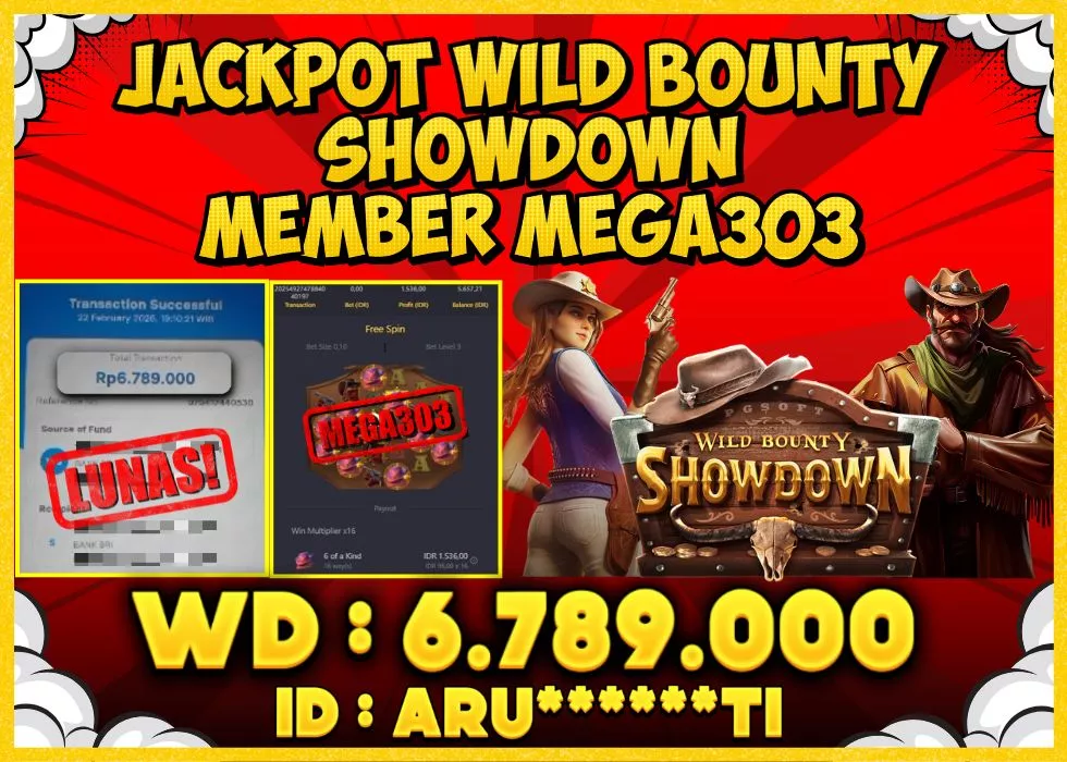 MEGA303 JACKPOT Rp 6.789.000 - LUNAS!!!
