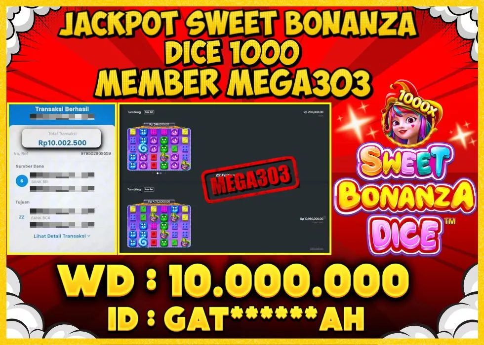 MEGA303 JACKPOT Rp 10.000.000 - LUNAS!!!