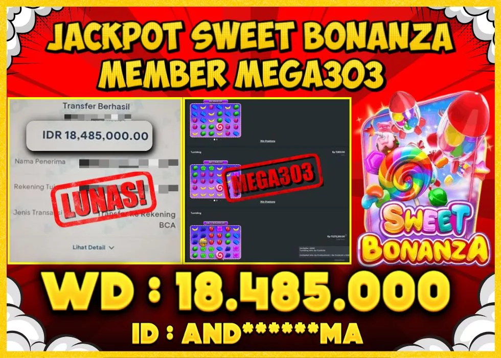 MEGA303 JACKPOT Rp 18.485.000 - LUNAS!!!