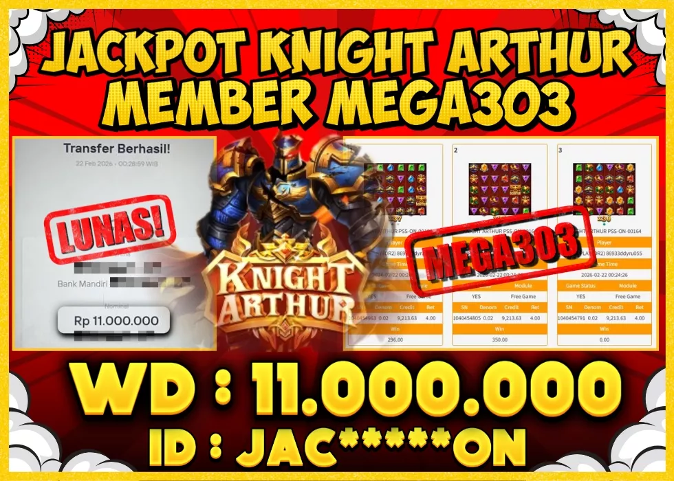 MEGA303 JACKPOT Rp 11.000.000 - LUNAS!!!